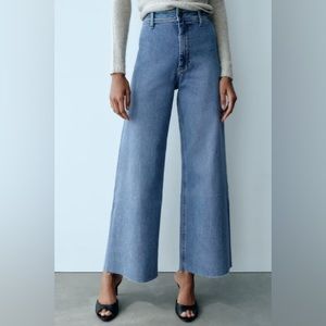 Zara Marine Women’s Straight Leg Jeans (Blue Denim)